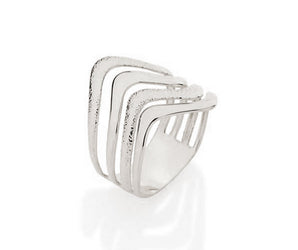 RHODIUM PLATED RING