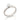 RHODIUM PLATED RING WITH ZIRCONIA