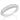 RHODIUM PLATED RING WITH ZIRCONIA