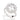 RHODIUM PLATED RING WITH CRYSTAL AND ZIRCONIA