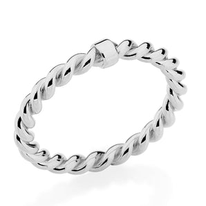 RHODIUM PLATED RING