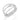 RHODIUM PLATED RING