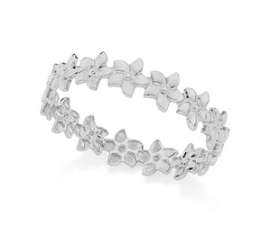 RHODIUM PLATED RING