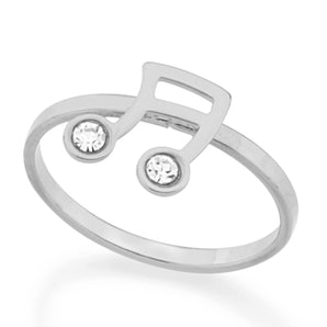 GOLD RING WITH CRISTAL