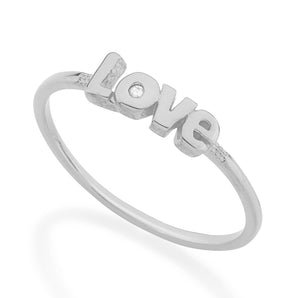 RHODIUN PLATED RING