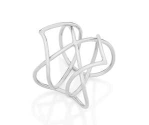 RHODIUM PLATED RING