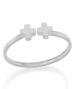 RHODIUM PLATED RING