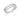RHODIUM PLATED RING WITH ZIRCONIA
