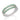 RHODIUM PLATED RING WITH ZIRCONIA