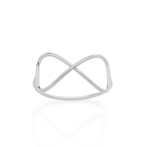 RHODIUM PLATED RING