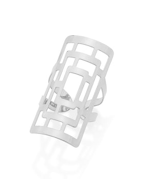 RHODIUM PLATED RING