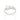 RHODIUM TRIPLE ZIRCONIA RING IN WHITE