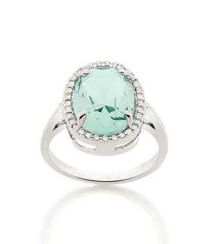 RHODIUM SERENITY RING