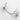 RHODIUM PLATED EARRING