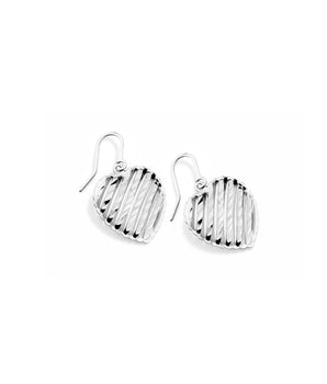 RHODIUM PLATED EARRING