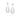 RHODIUM PLATED EARRING