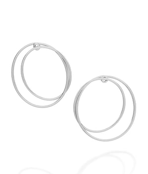 RHODIUM PLATED EARRING