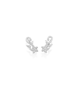RHODIUM PLATED EARRING