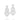 RHODIUM PLATED EARRING
