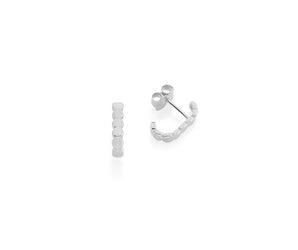 RHODIUM PLATED EARRING