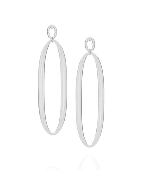 RHODIUM PLATED EARRING