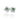 RHODIUM LUCID DREAMS EARRING IN GREEN