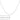 RHODIUM PLATED CORD