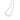 RHODIUM PLATED CHAIN WITH ZIRCONIA