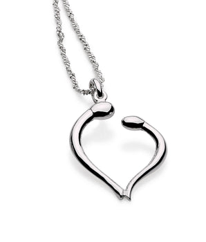 RHODIUM PLATED PENDANT