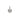 RHODIUM PLATED PENDANT WITH ZIRCONIA