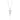 RHODIUM PLATED PENDANT WITH ZIRCONIA