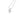 RHODIUM PLATED PENDANT WITH ZIRCONIA