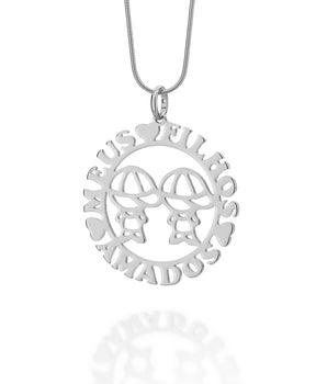 RHODIUM PLATED PENDANT