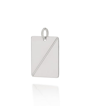 RHODIUM PLATED PENDANT