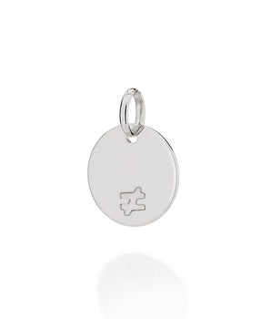 RHODIUM PLATED PENDANT