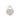 RHODIUM HEART LOCK PENDANT