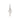 RHODIUM KEY PENDANT
