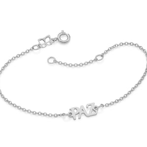 RHODIUM PLATED BRACELET