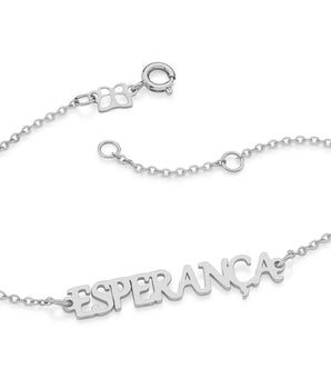 RHODIUM PLATED BRACELET