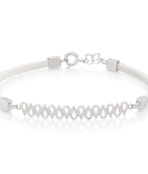 RHODIUM PLATED BRACELET