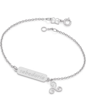 RHODIUM PLATED BRACELET