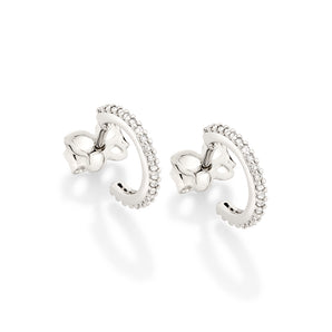 PLATINUM EARRING WITH ZIRCONIA