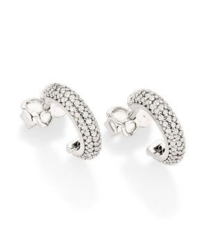 PLATINUM EARRING WITH ZIRCONIA