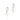 PLATINUM HOLY SPIRIT PAZ (PEACE) HUGGIE EARRINGS