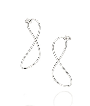PLATINUM ETERNITY EARRING