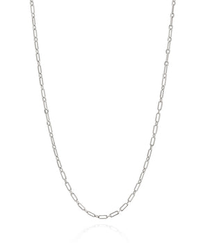 PLATINUM MEN'S PAPER CLIP CHAIN