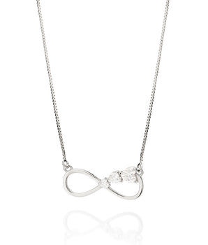 PLATINUM FOREVER LOVE NECKLACE