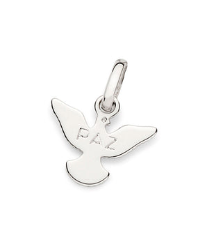 PLATINUM HOLY SPIRIT PAZ (PEACE) PENDANT