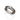 BLACK RHODIUM RING WITH ZIRCONIA