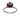 BLACK RHODIUM RING WITH CRYSTAL AND ZIRCONIA